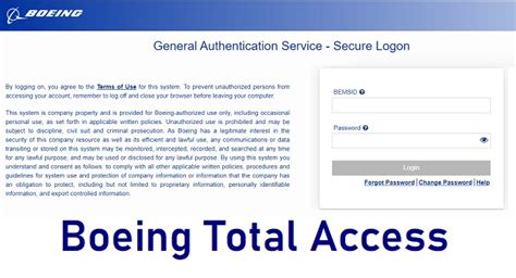 boeing total access boeing secure logon